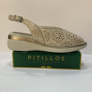 Sandalia picada oro
