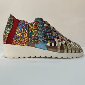 Sandalia multicolor